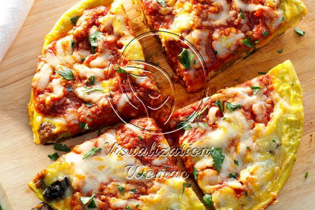 Sausage & Mushroom Pizza Frittata