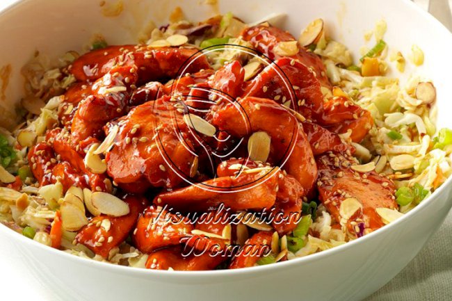 Asian Barbecue Chicken Slaw