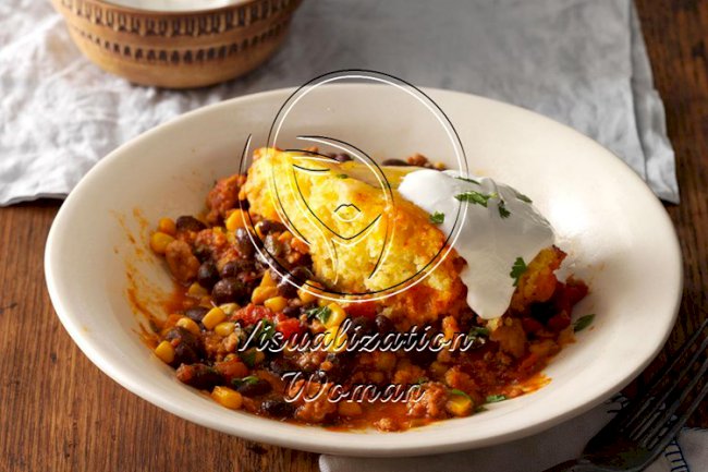 Easy Chicken Tamale Pie
