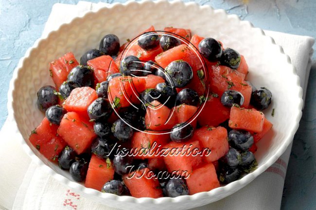 Watermelon-Blueberry Salad