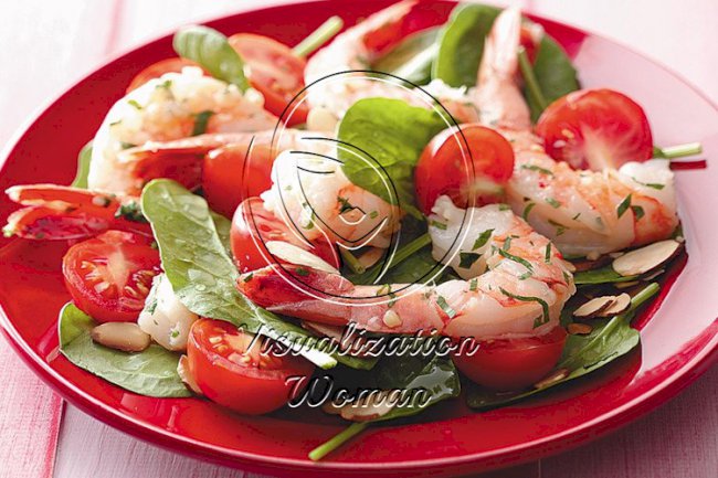 Shrimp Spinach Salad
