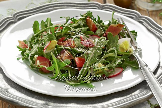 Wilted Arugula Salad