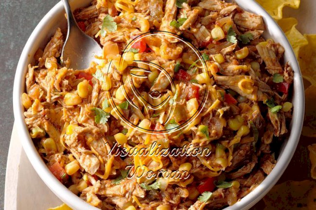 Pressure-Cooker Cilantro-Lime Chicken with Scoops