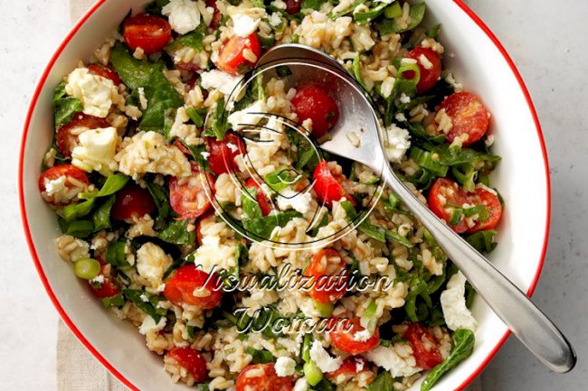 Mediterranean Brown Rice Salad