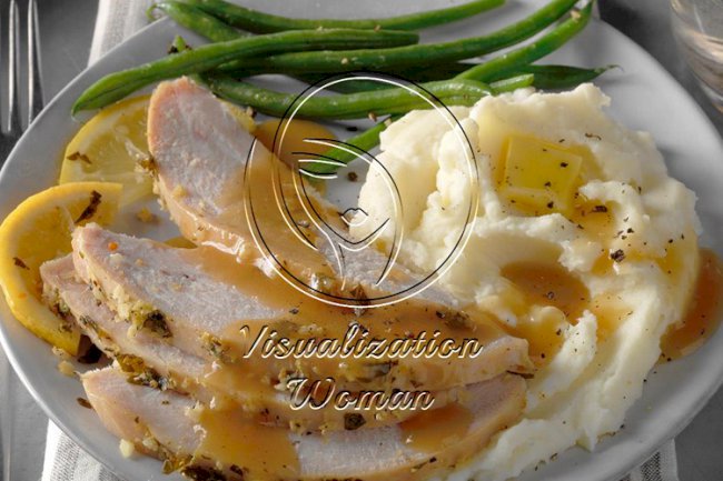Lemon-Garlic Turkey Breast