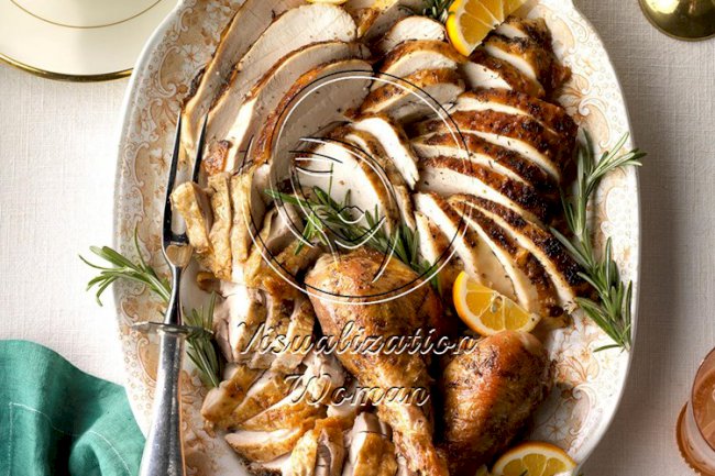 Roasted Citrus & Herb Turkey