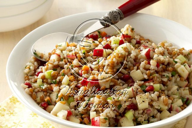 Festive Three-Grain Salad