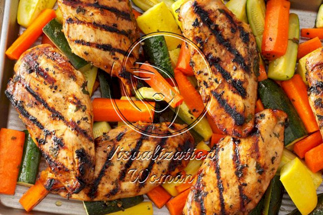Apple-Marinated Chicken & Vegetables
