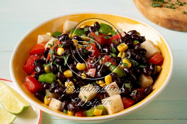 Jicama and Black Bean Salad