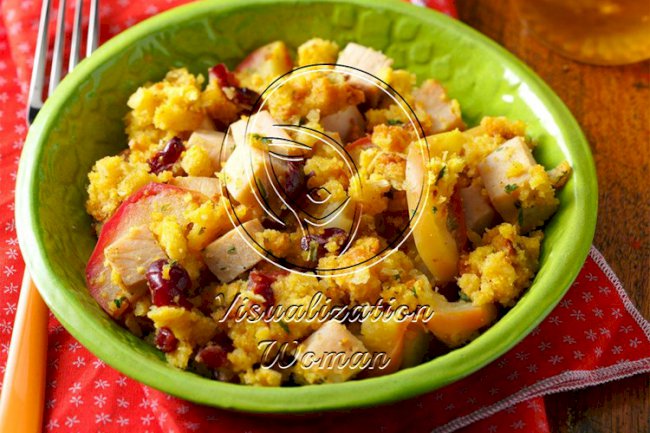 Cran-Apple Turkey Skillet