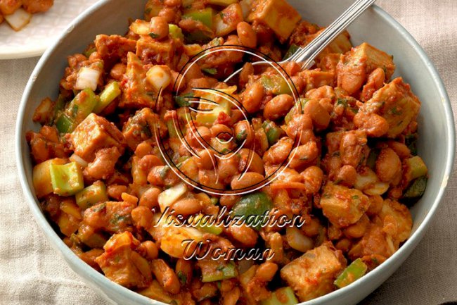 Turkey Pinto Bean Salad with Southern Molasses Dressing