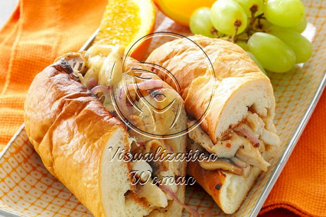 Cheesy Chicken Subs