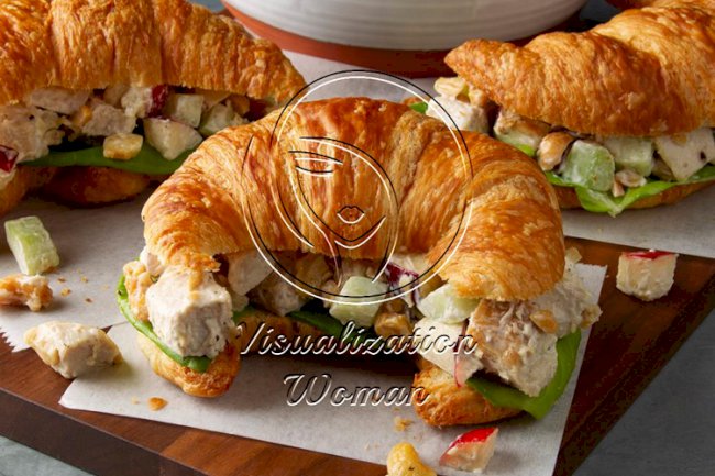 Cashew Chicken Salad Sandwiches