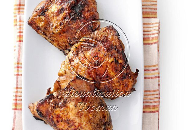 Crispy Garlic-Broiled Chicken Thighs