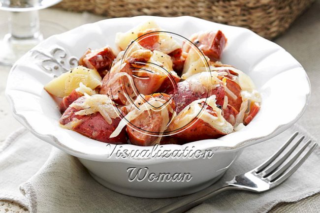 German Potato Salad with Sausage