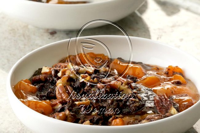 Pressure-Cooker Chocolate-Apricot Dump Cake