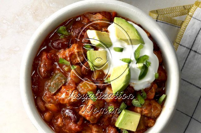 Pressure-Cooker Turkey Chili