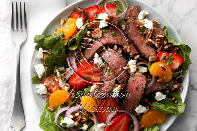 Mandarin Steak Salad
