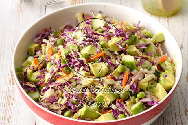 Thai Salad with Cilantro Lime Dressing