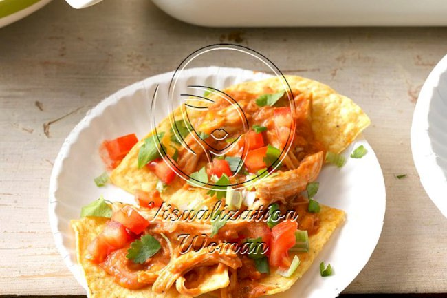 Cheesy Chicken Taco Dip