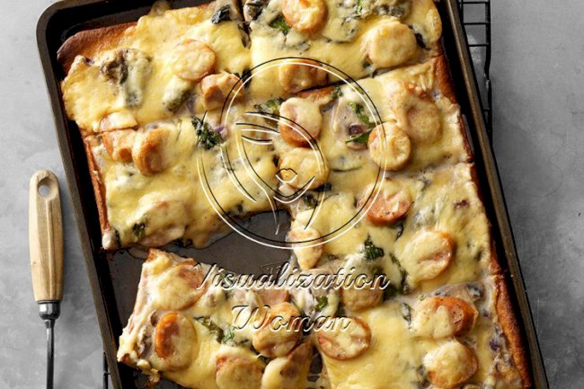 Smoked Gouda Spinach Pizza