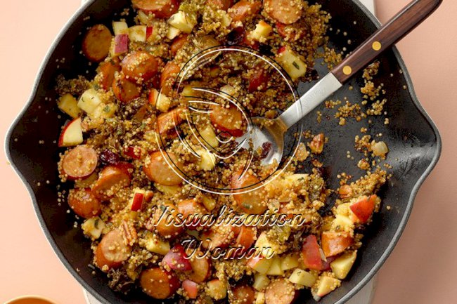 Apple Cider Chicken Quinoa Skillet