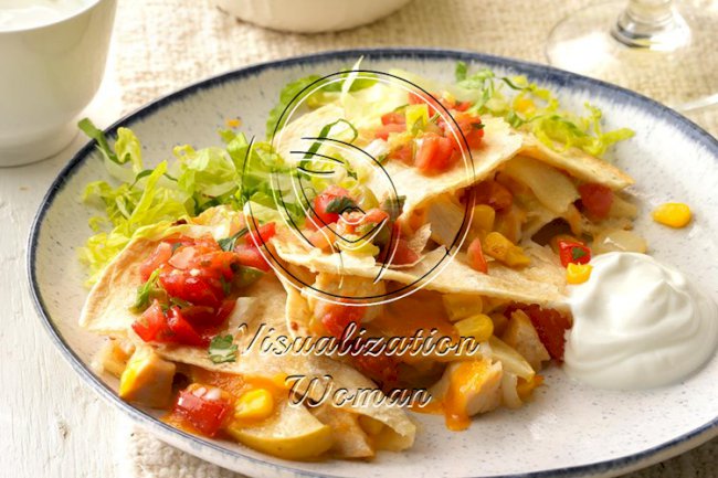 Apple Chicken Quesadillas