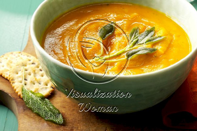 Creamy Butternut Squash & Sage Soup