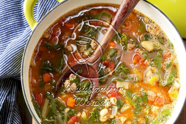 Sausage & Greens Soup