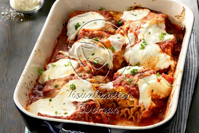 Creamy Chicken Lasagna Roll-Ups