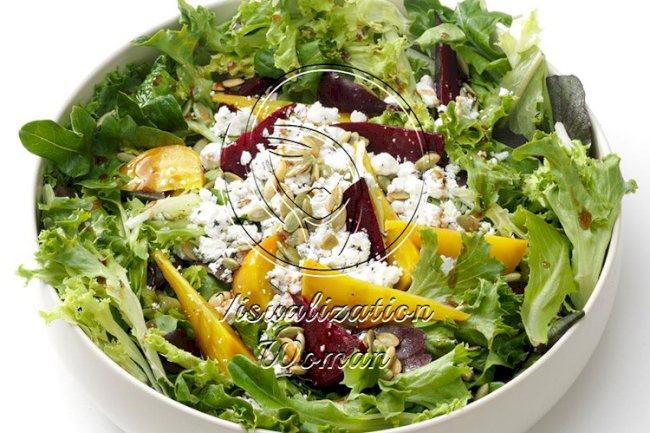 Beets & Greens Salad