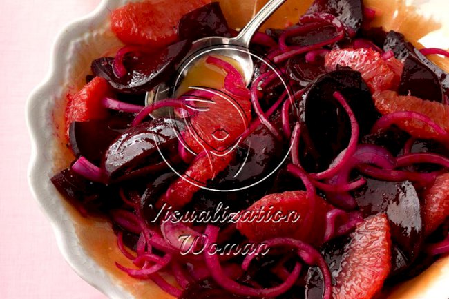 Beet, Grapefruit & Onion Salad