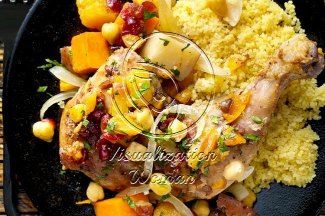 Moroccan Vegetable Chicken Tagine
