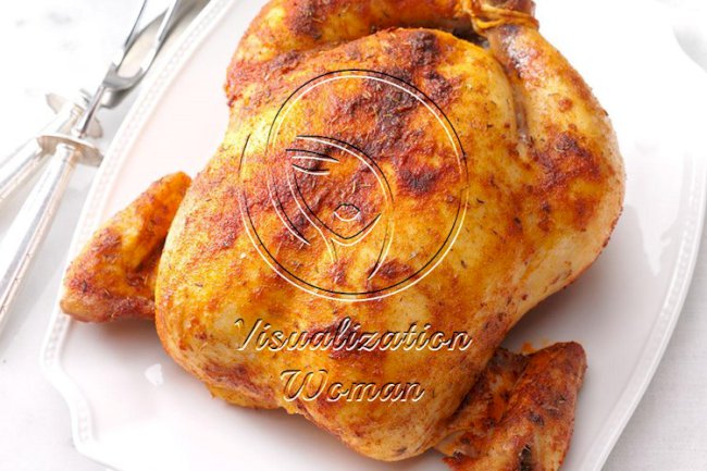 Savory Rubbed Roast Chicken
