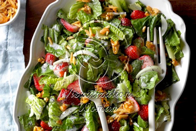 Strawberry Salad with Poppy Seed Dressing