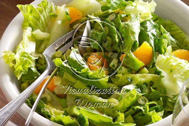 Mandarin Orange & Romaine Salad