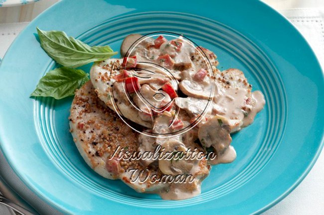 Turkey in Cognac Cream Sauce