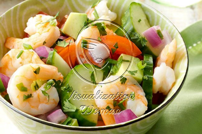 Shrimp Veggie Salad