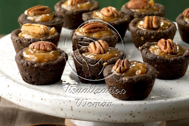 Shortcut Coconut-Pecan Chocolate Tassies