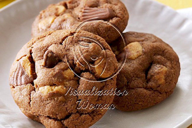 Chocolate-Peanut Butter Cup Cookies