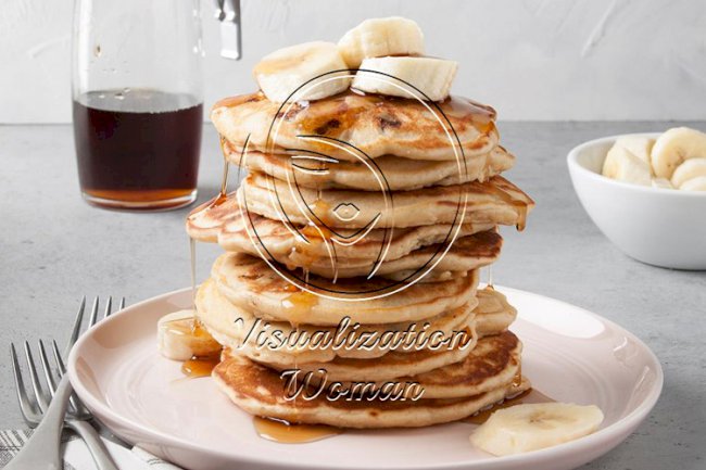 Chocolate Chip Elvis Pancakes