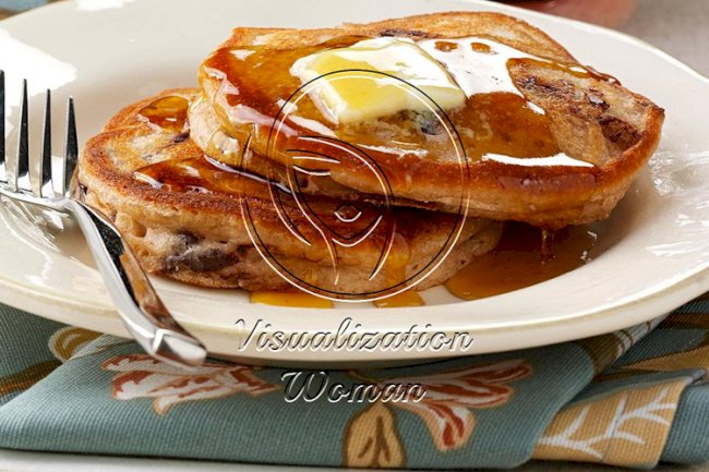 Chocolate Pancakes with Chocolate Chips