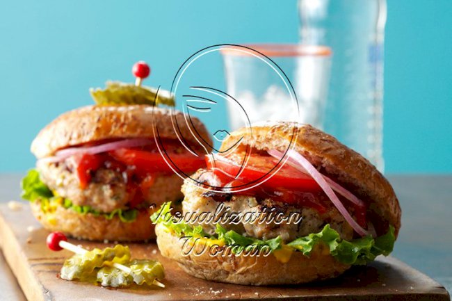 Grilled Ground Turkey Burgers