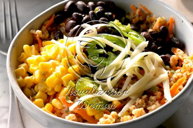 Black Bean Bulgur Salad