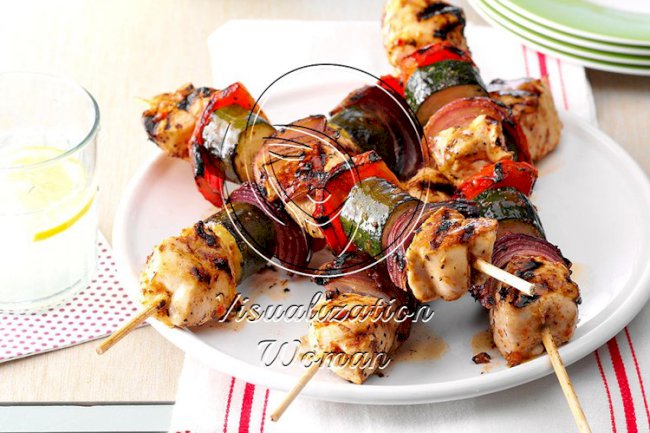 Chicken & Vegetable Kabobs