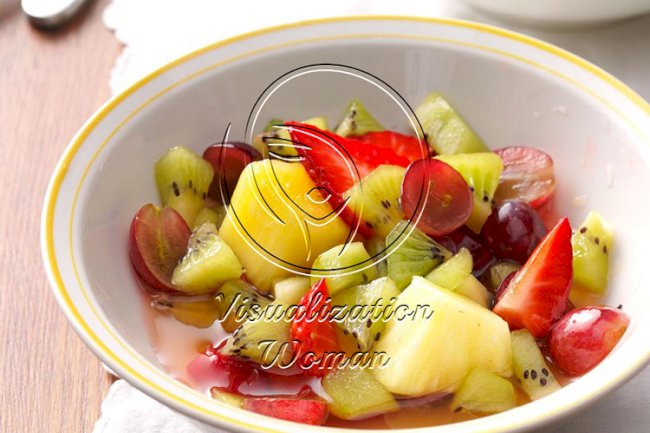 Tequila-Lime Fruit Salad