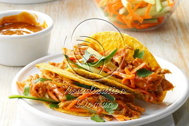 Thai Chicken Tacos