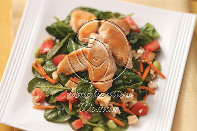 Chicken and Pita Salad