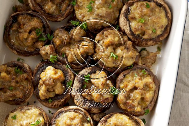 Sausage Mushroom Appetizers