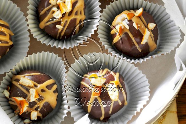 Chocolate-Covered Peanut Butter & Pretzel Truffles